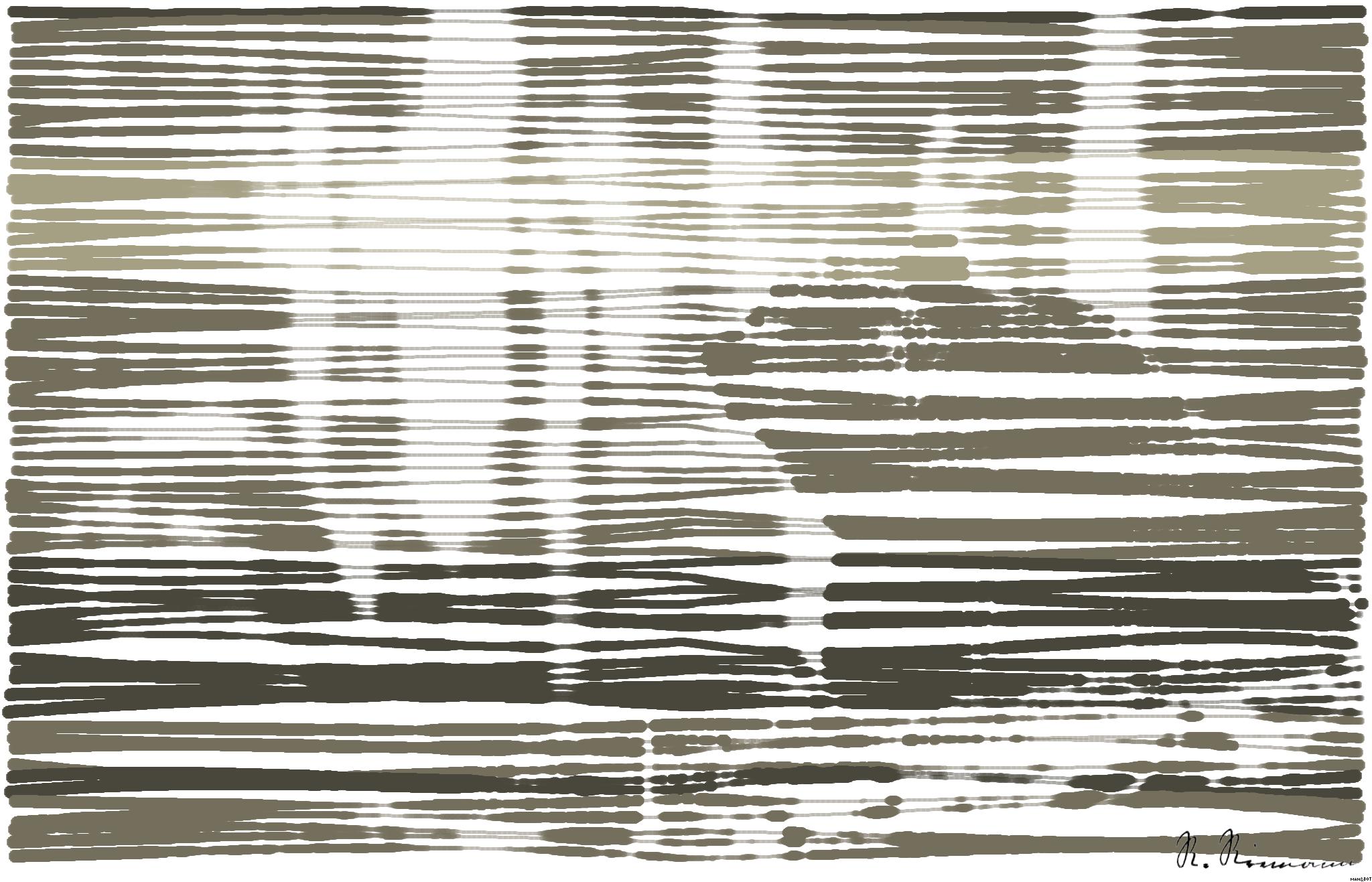 Drawn by bot AdPAK6VACvd2mwhDSbs5ft; art-linewidth; Close-up of a grizzly bear sitting peacefully in a forest setting, showcasing its powerful presence. AI Art