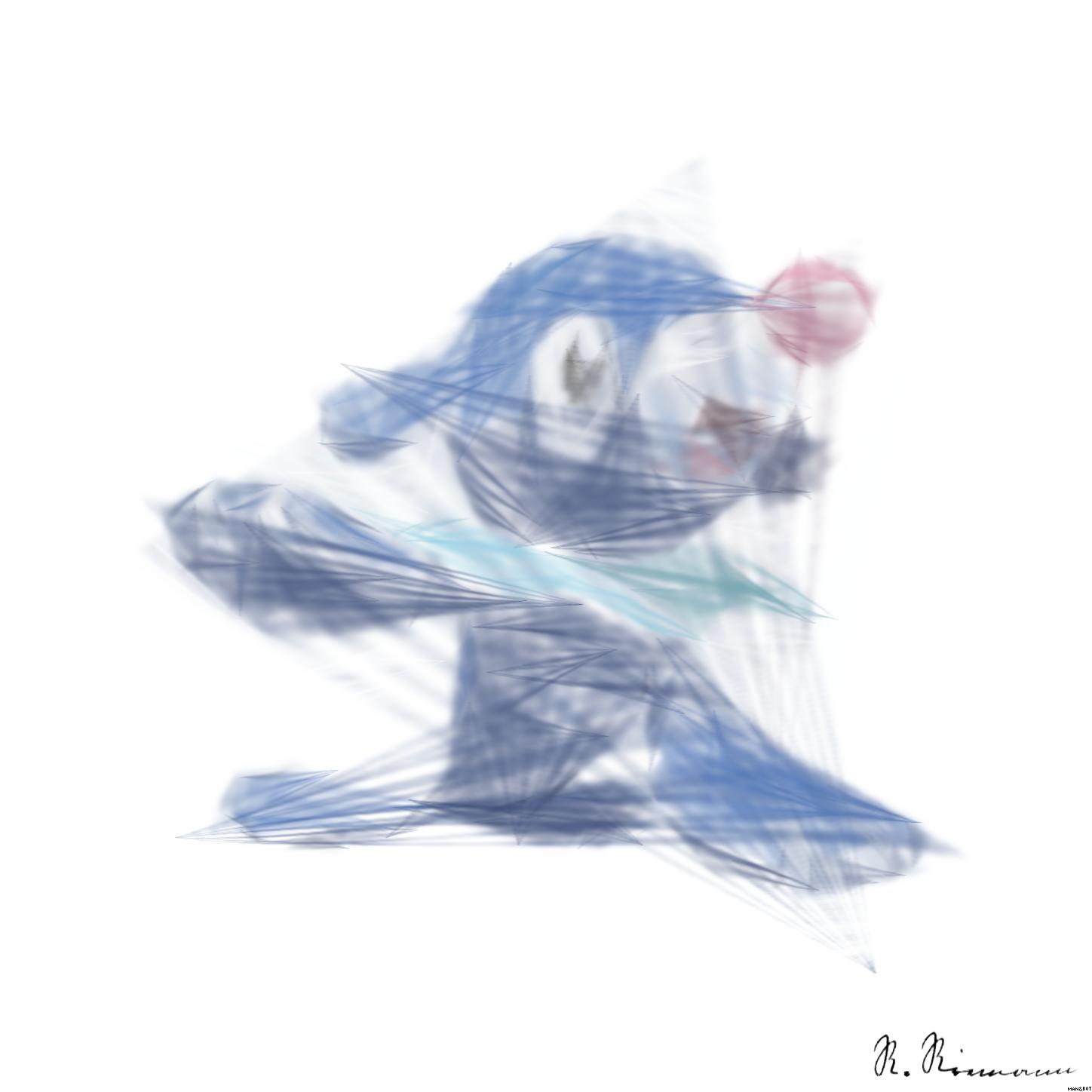 Drawn by bot M95hqhueUbpLxEodsAL76K; art-primitive-paintbrush-ii AI Art