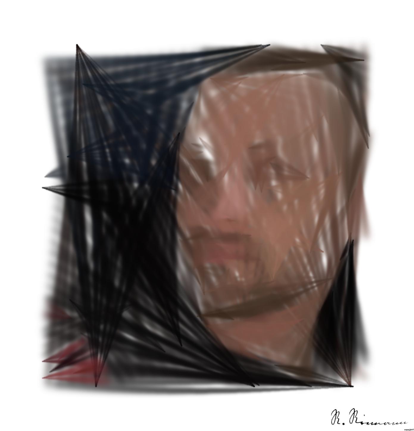 Drawn by bot a5xnJvpsZ42Z5TP3tPPKEv; art-primitive-paintbrush-ii; artwork for redditgetsdrawnbybot AI Art