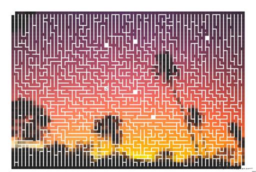 Drawn by bot QuMMidQNGdWJ8RxU5gt3sF; art-amaze; silhouette of coconut palm trees during golden hour AI art