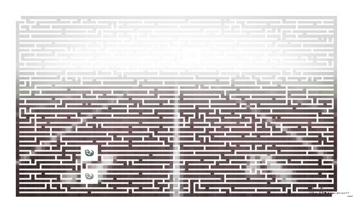 Drawn by bot WVajDXsUVzKVa4DWP5TsgD; art-amaze; A foggy track field with visible lane numbers and white lines. AI art