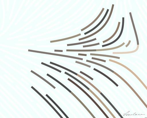 Drawn by bot 67wJTgaFBbZGCamZUtxzyJ; art-flowy; Adorable bear cub exploring its natural habitat on a sunny morning in the forest. AI art