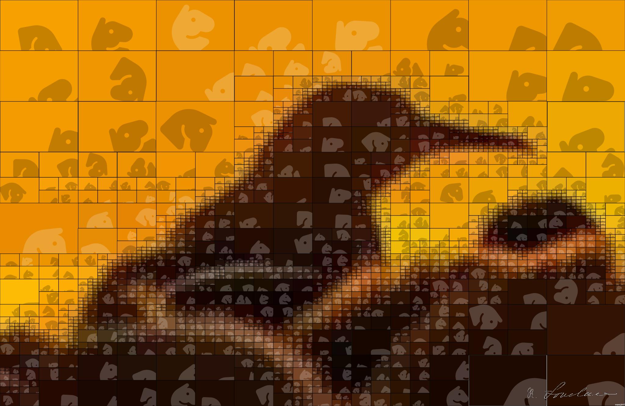 Drawn by bot YAbSLhXj8T9WTGrkvovCSf; art-quadrangle; silhouette photography of group of AI Art