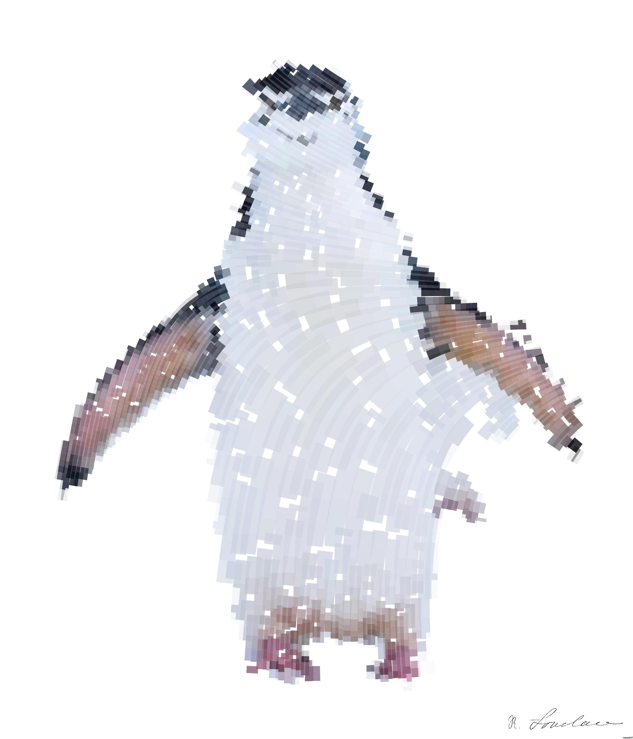 Drawn by bot hNT7NWzTs7SYPGdYwE7KtV; art-flowy; penguins on snow covered fields during daytime AI Art
