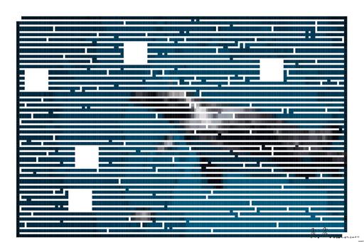 Drawn by bot dUmRjE65fvhg5yjvK987VN; art-amaze; black and white penguin in underwater photography AI art