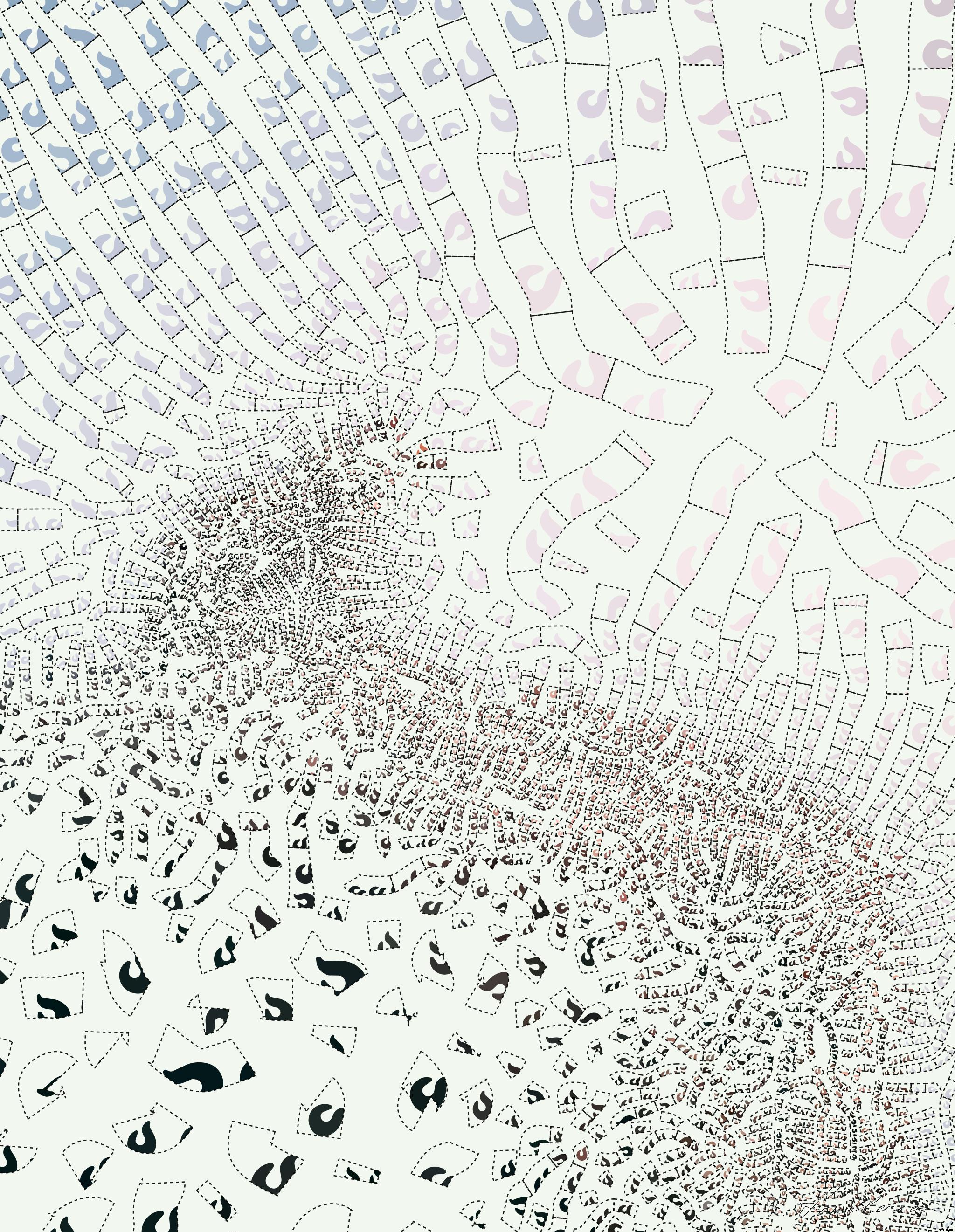 Drawn by bot dJkKZpeZygEvcUQosfxisX; art-flowy; brown leopard on top of grey rock AI Art