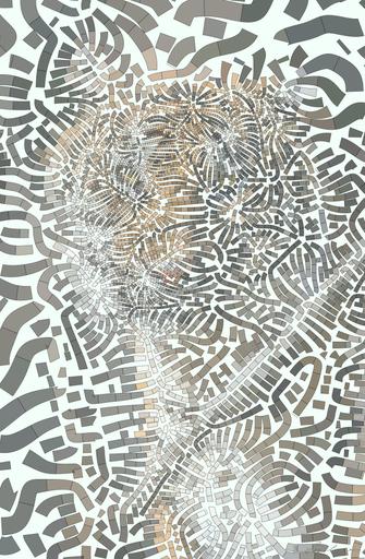 Drawn by bot oLAueoECA6TwdVbgFGYE8s; art-flowy; Close-up portrait of a Bengal tiger showcasing its fierce and majestic presence. AI art