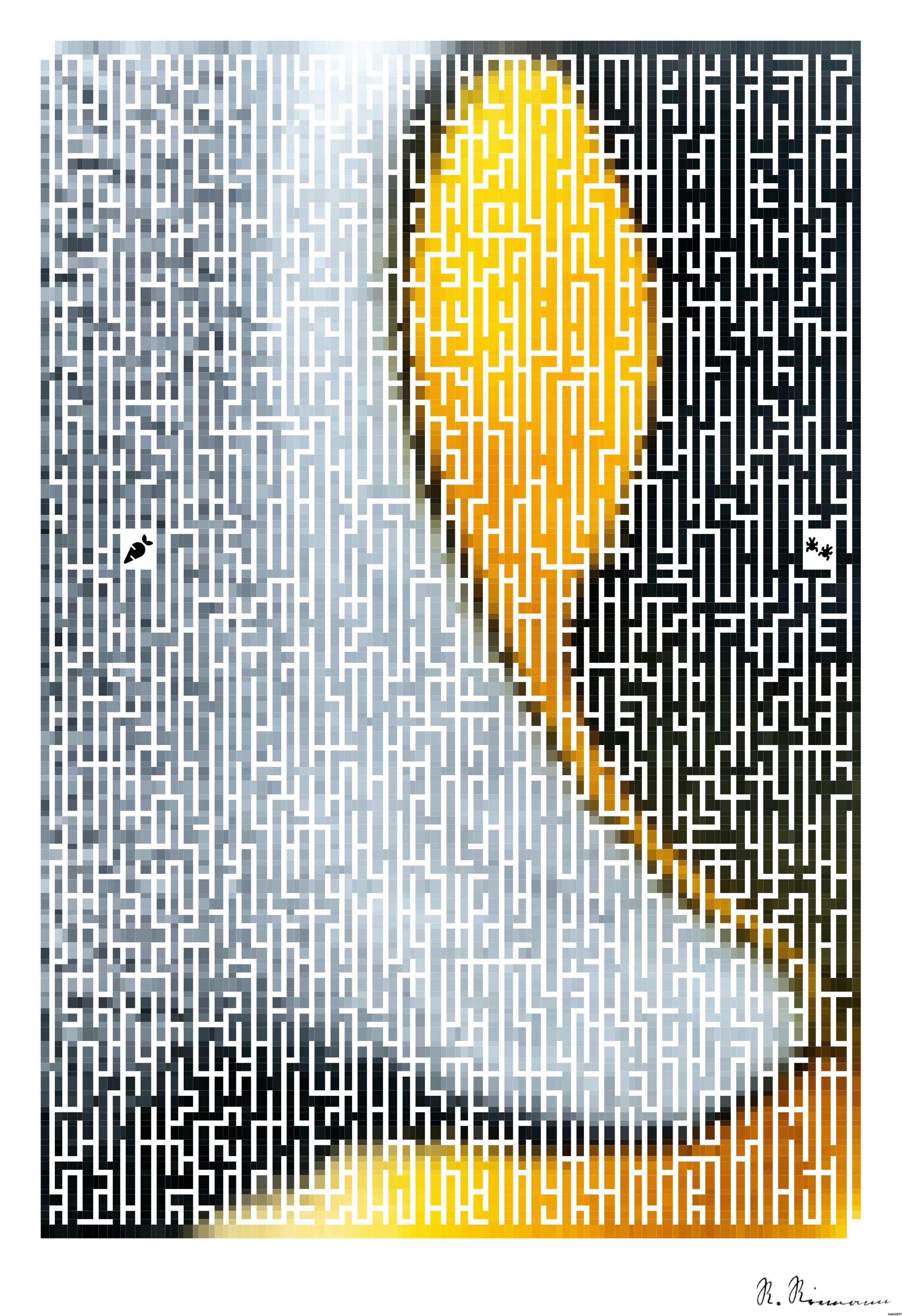 Drawn by bot j4JhQrbNUeGSdvCoFy3tKZ; art-amaze; gray yellow and black penguin AI Art