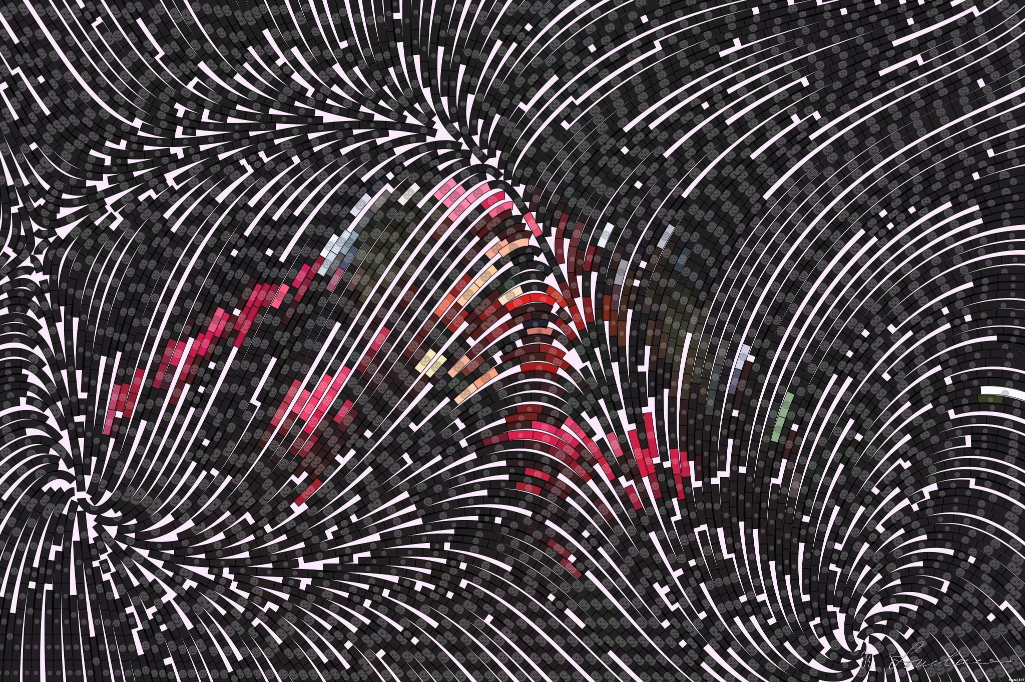 Drawn by bot RAvEgvJx66zqoWmi9D4ucr; art-flowy; A spooky illuminated mask figure with a red hoodie in a dark setting, perfect for Halloween themes. AI Art