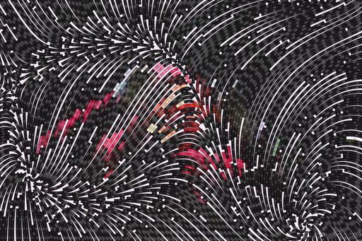 Drawn by bot RAvEgvJx66zqoWmi9D4ucr; art-flowy; A spooky illuminated mask figure with a red hoodie in a dark setting, perfect for Halloween themes. AI art