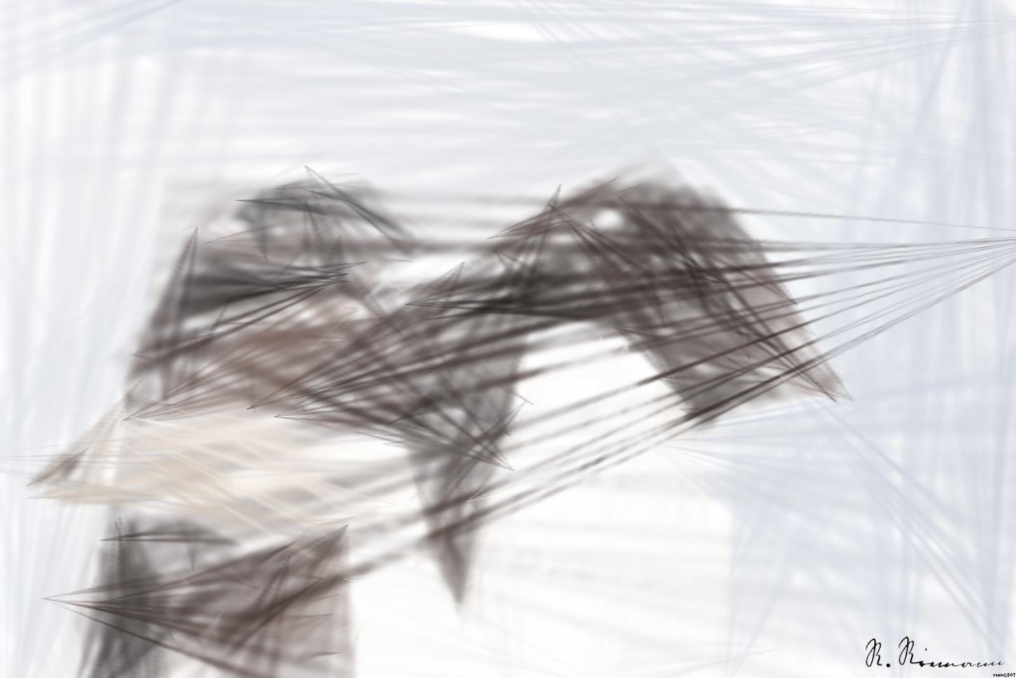 Drawn by bot GnsEDHkgqkuRVvXUK4wdzG; art-primitive-paintbrush-ii; An Adelia Penguin in Antarctica AI Art