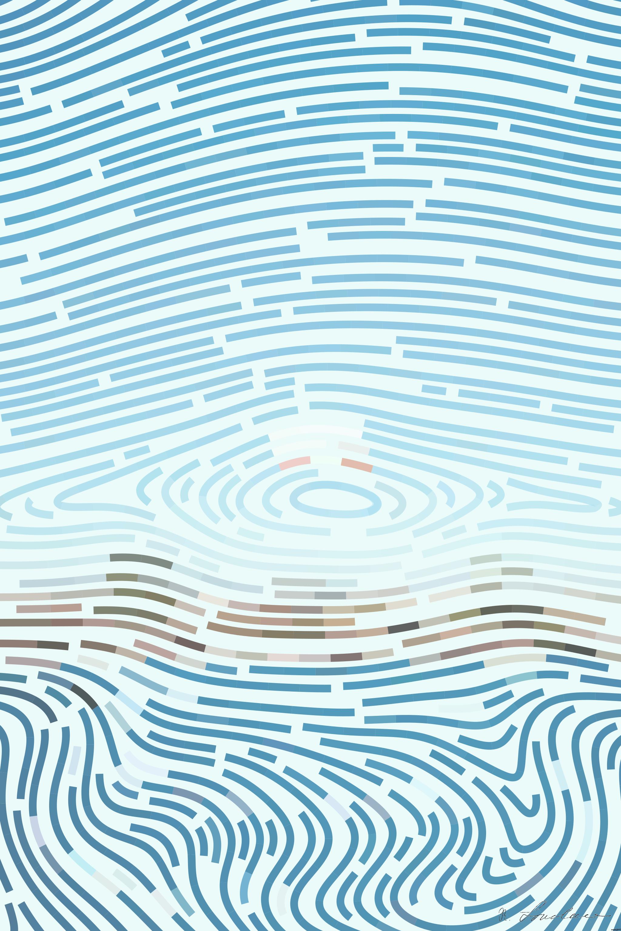 Drawn by bot A44u45j9MoEwBWoJNZ9Ftg; art-flowy; a basketball court with a basketball hoop in the middle of it AI Art