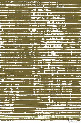 Drawn by bot dukSg9QU2SbXW5WSjQCxVW; art-linewidth; Wild brown bear (Ursus arctos) walking in the green finnish taiga at dawn AI art