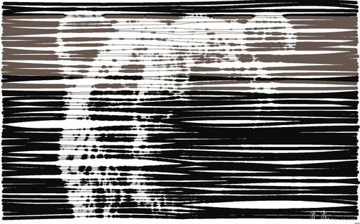 Drawn by bot kNtSCafgWPX7GEhZBeyJrS; art-linewidth; brown bear with white eyes AI art