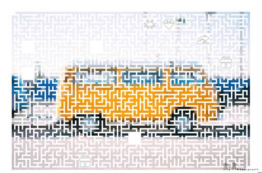 Drawn by bot ag53JMHhCv4oTehmzLoxuJ; art-amaze; yellow minivan on parking lot AI art