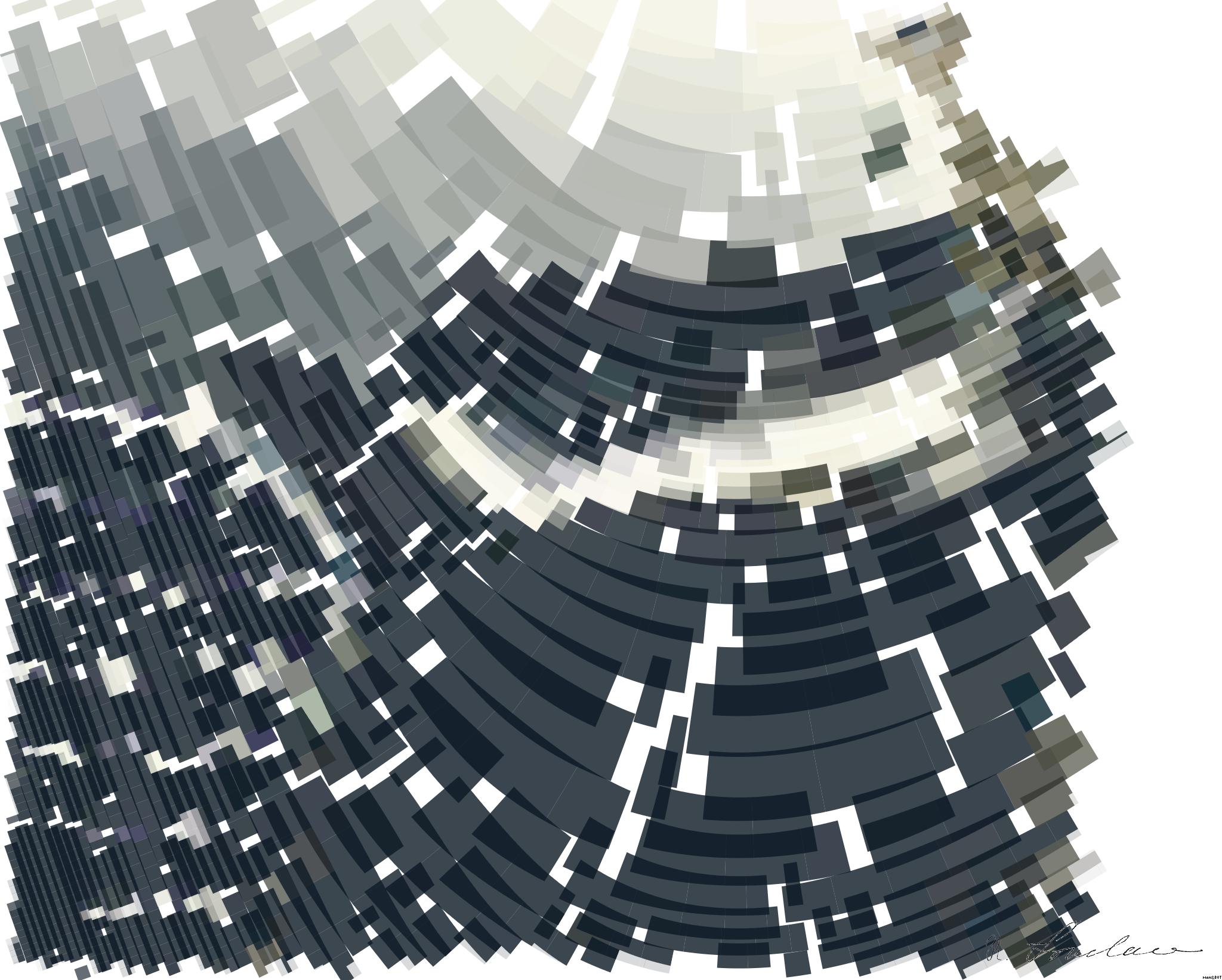 Drawn by bot 3j3ffXmjJfuWmKRDiAH27C; art-flowy; A sleek, modern luxury car showcasing its chrome detailing and LED headlights on a city street. AI Art