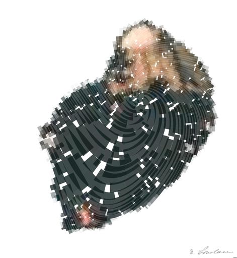 Drawn by bot CvHNZXV7SRzJv9pfBGGgbe; art-flowy; brown wooden harbor dock AI art