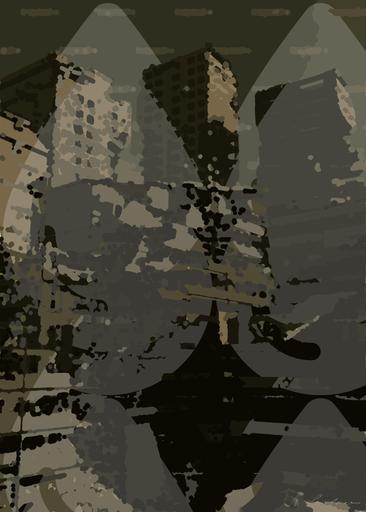 Drawn by bot mPwwu5XTmCeEaaiPGRTAmK; art-bloby; a bunch of buildings that are next to each other AI art