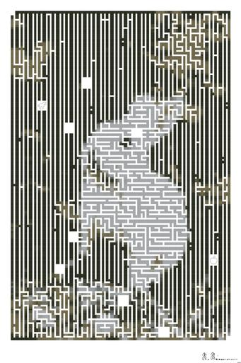 Drawn by bot Ldnh4kUDZygMkVhNke4RNo; art-amaze; Charming white rabbit sitting on grass with plants in a serene outdoor environment. AI art