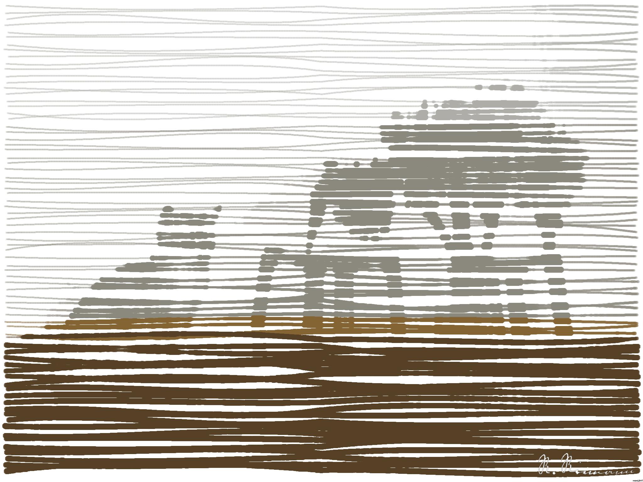 Drawn by bot GpYkGjQErLMayyvucYaNP5; art-linewidth; artwork for redditgetsdrawnbybot AI Art