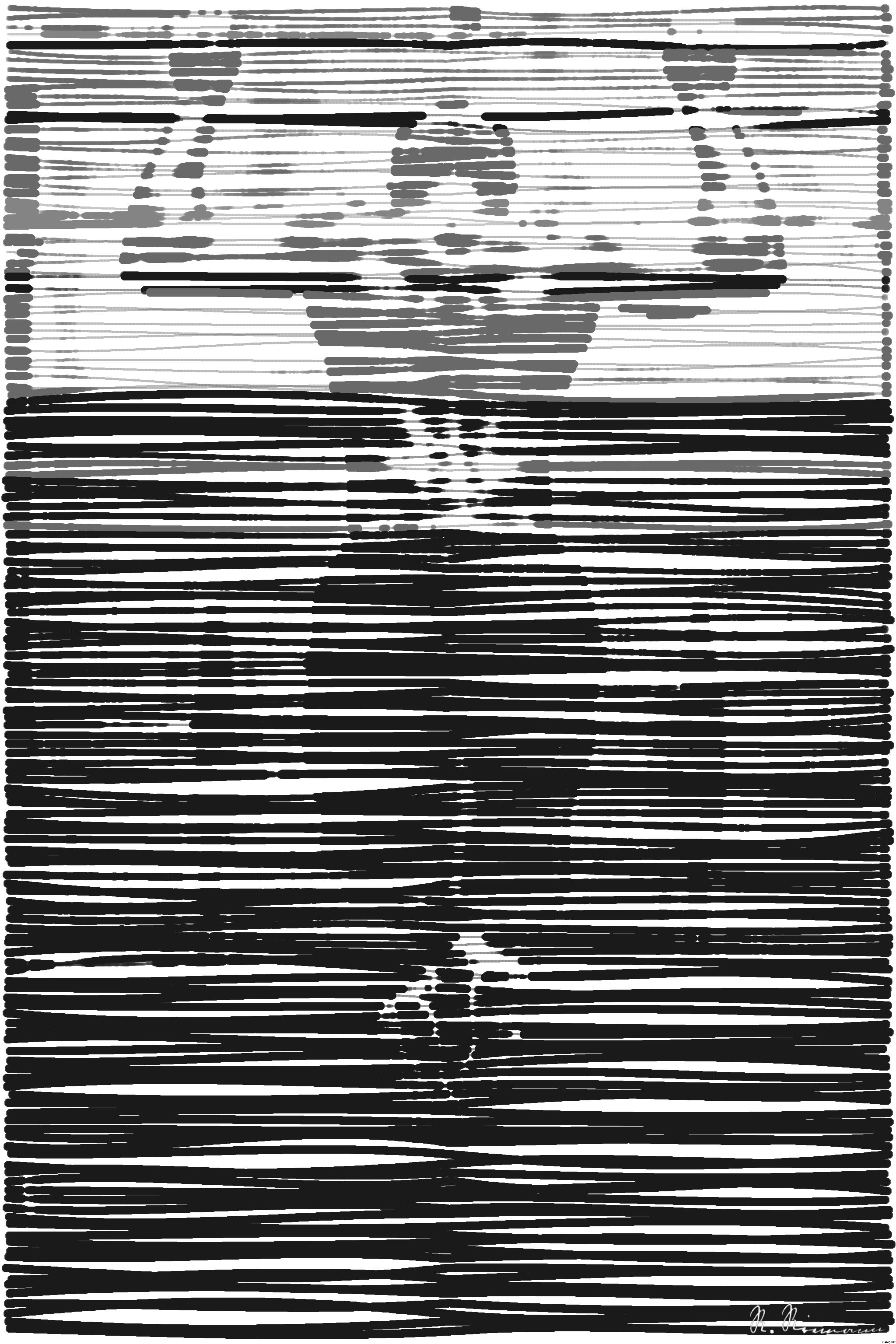 Drawn by bot kdqvtREjfkttTCNbXKDo5P; art-linewidth; grayscale photo of man working out AI Art