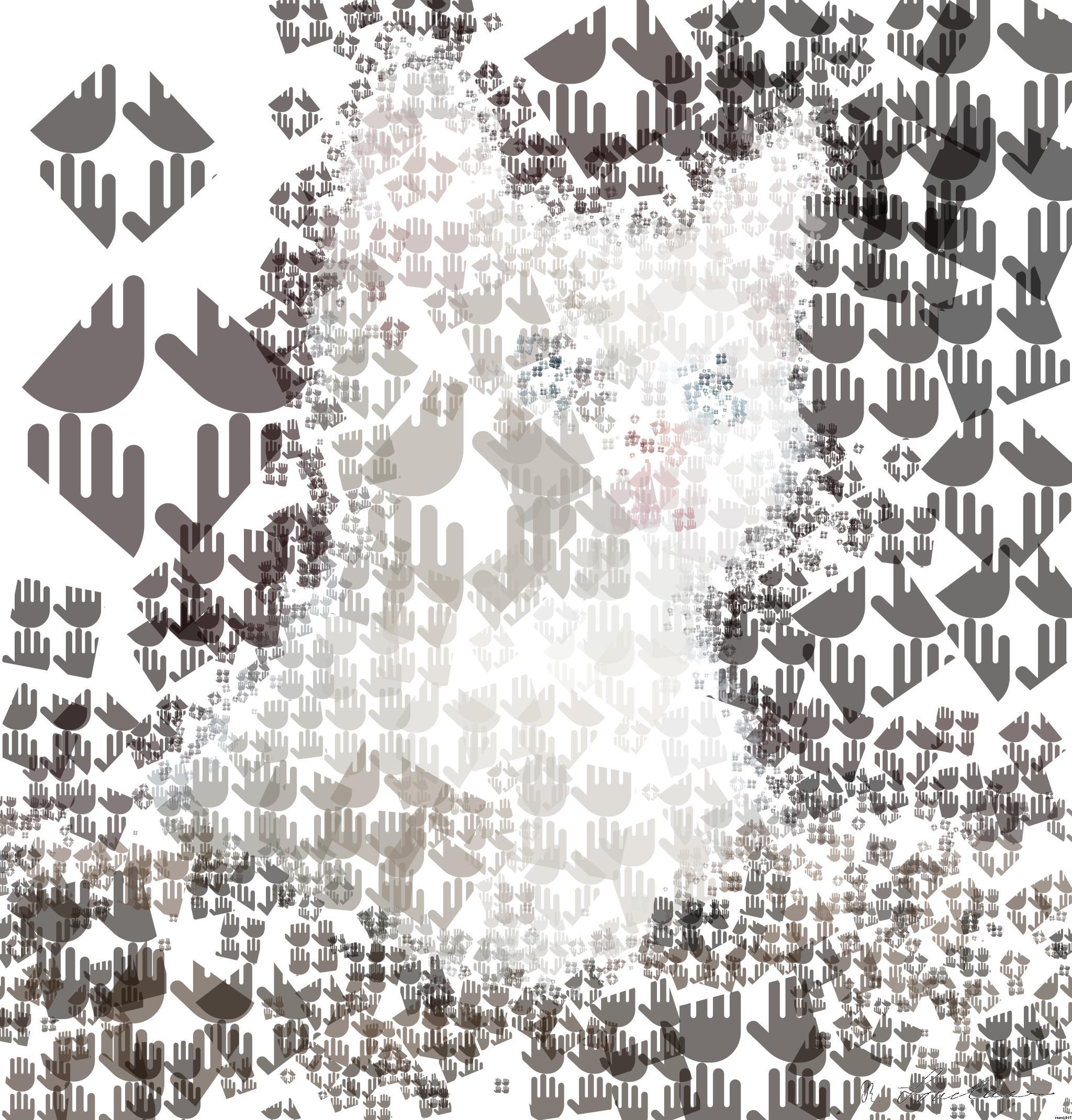 Drawn by bot 5LBdx5GibsDUBK8gvTd2MN; art-quadrangle; Close-up portrait of an adorable cream-colored kitten with blue eyes resting indoors. AI Art
