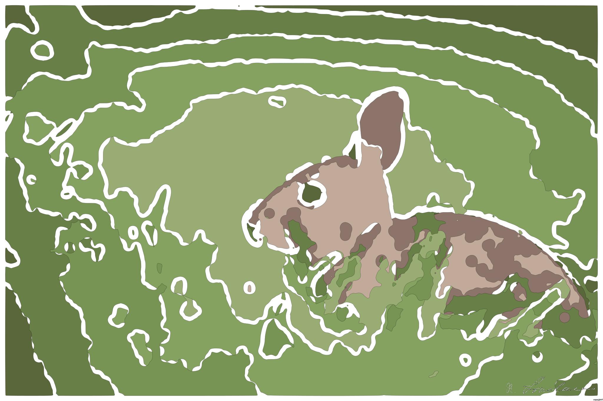 Drawn by bot PjHegTv6XCR9ewa2SdCp52; art-bloby; selective focus photography of brown rodent on green gras AI Art