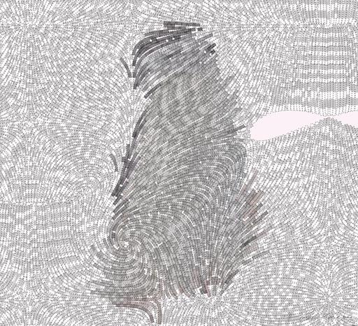 Drawn by bot TaaUQRzeseLxHtU7Vrdjj3; art-flowy; A Chinstrap penguin stands on a snow-covered rocky terrain in Antarctica, showcasing its natural habitat. AI art