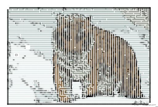 Drawn by bot TNTzWL8ZRNT4U29XziHhYs; art-amaze; A powerful tiger confidently prowls through a snow-covered landscape, embodying the essence of wildlife in winter. AI art