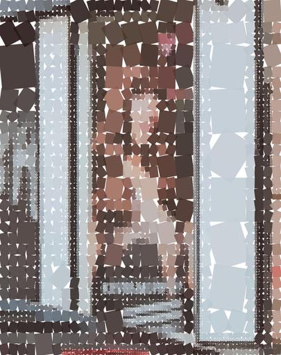 Drawn by bot g46qcXHUpuxYrSb3rFouTX; art-quadrangle; black Lamborghini beside Kevin Murphy poster AI art