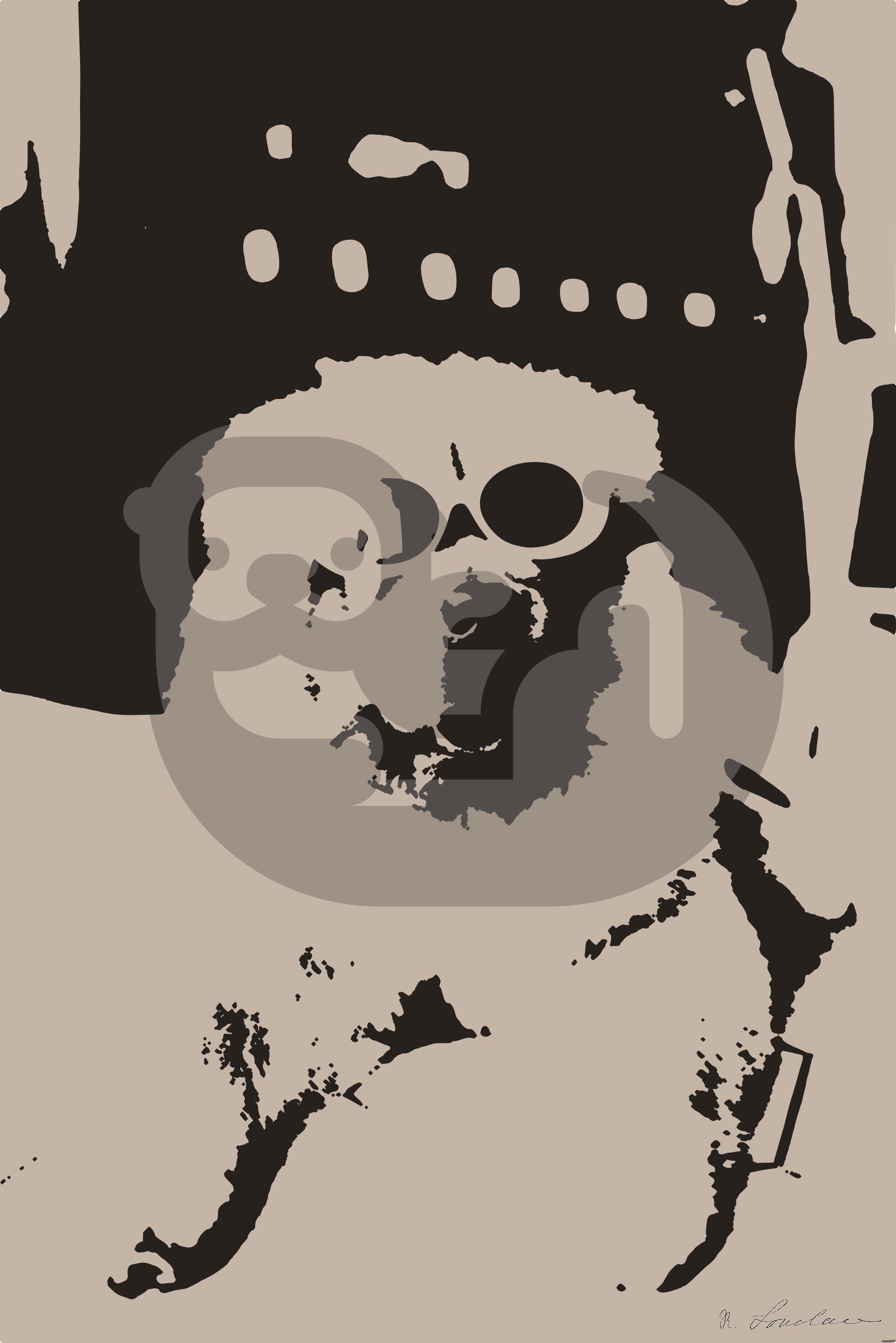 Drawn by bot 3YjhHLcWUWyhDS8VuxdqBJ; art-bloby; long-coated brown dog AI Art