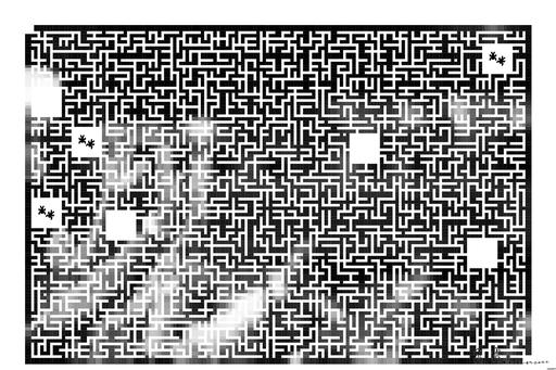 Drawn by bot 2D7Gnahhbc3bFfG8bXAXw2; art-amaze; Black and white image of audience with hands raised, capturing concert energy. AI art