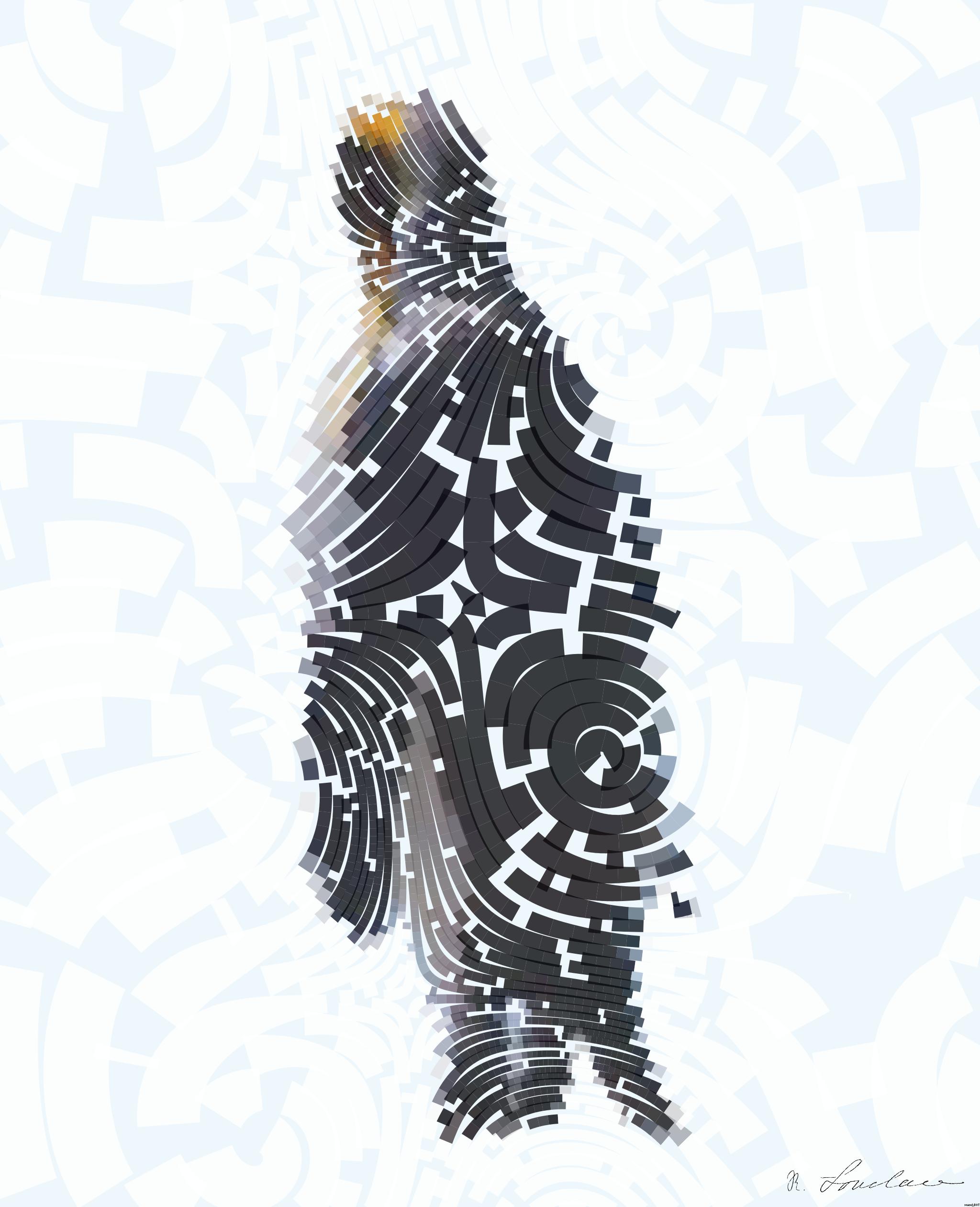 Drawn by bot DBCif3fC9yphfdvqffBMHn; art-flowy; penguins on beach during daytime AI Art