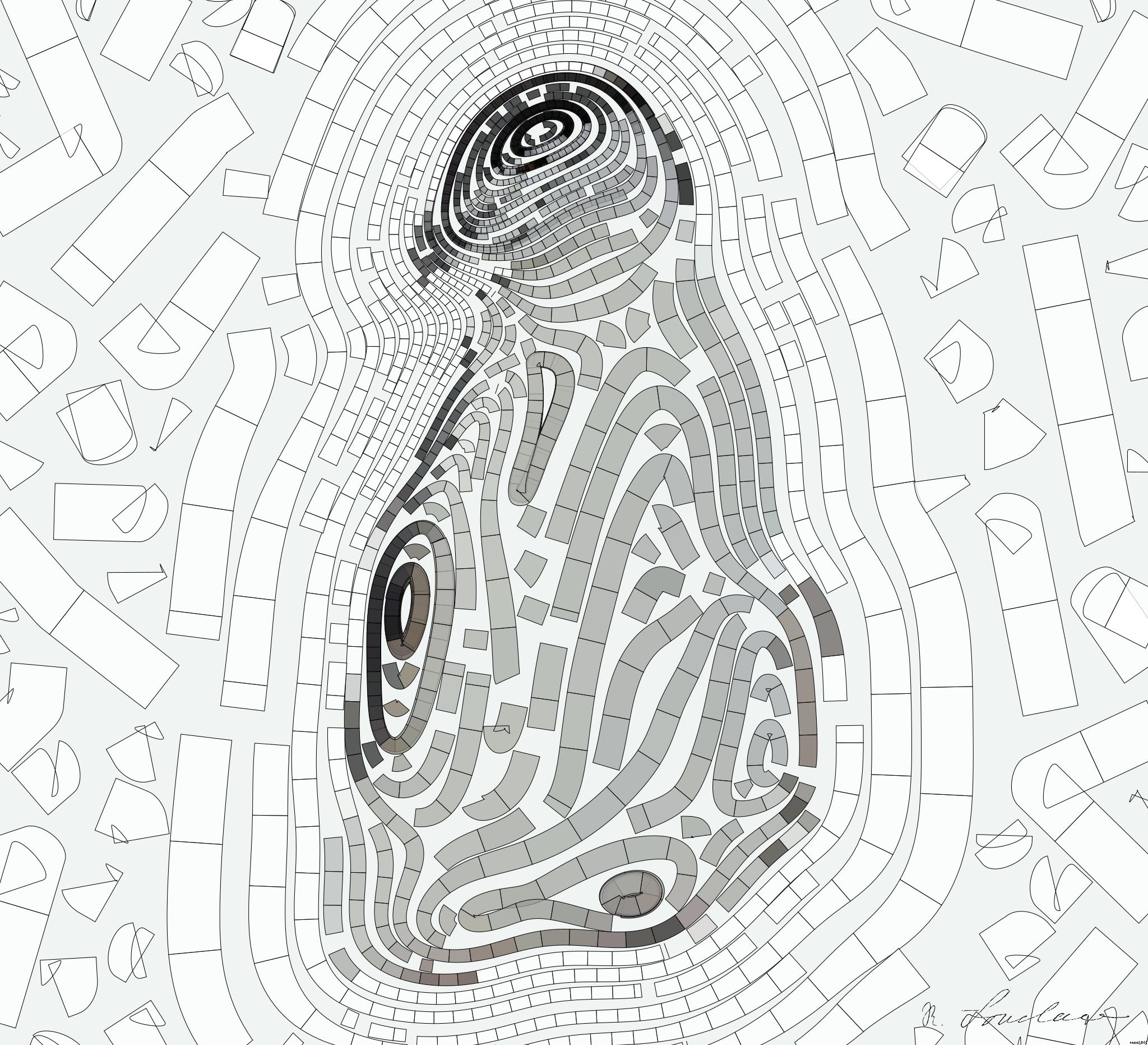 Drawn by bot HoYBR5P9j9wdnPRQmbmbnw; art-flowy; A Chinstrap penguin stands on a snow-covered rocky terrain in Antarctica, showcasing its natural habitat. AI Art