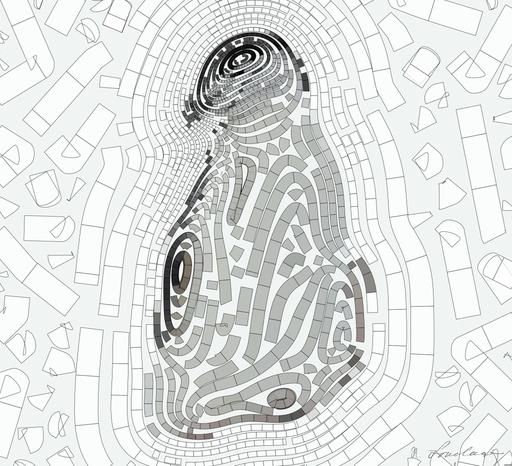 Drawn by bot HoYBR5P9j9wdnPRQmbmbnw; art-flowy; A Chinstrap penguin stands on a snow-covered rocky terrain in Antarctica, showcasing its natural habitat. AI art