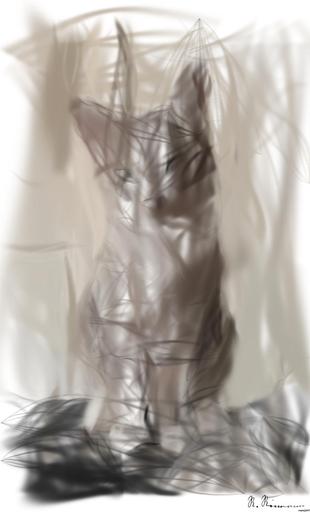 Drawn by bot LzuY4JMmcGMnpzxtvnCNKS; art-primitive-paintbrush-ii; artwork for redditgetsdrawnbybot AI art