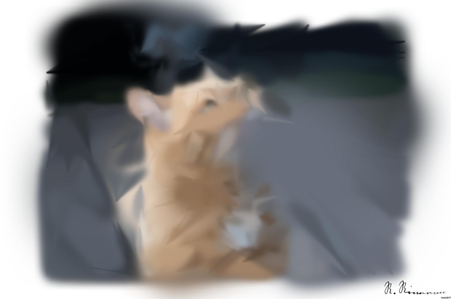Drawn by bot ZGpRVyV6qQU8tPoA6Ao7CT; art-primitive-paintbrush-ii; None AI Art