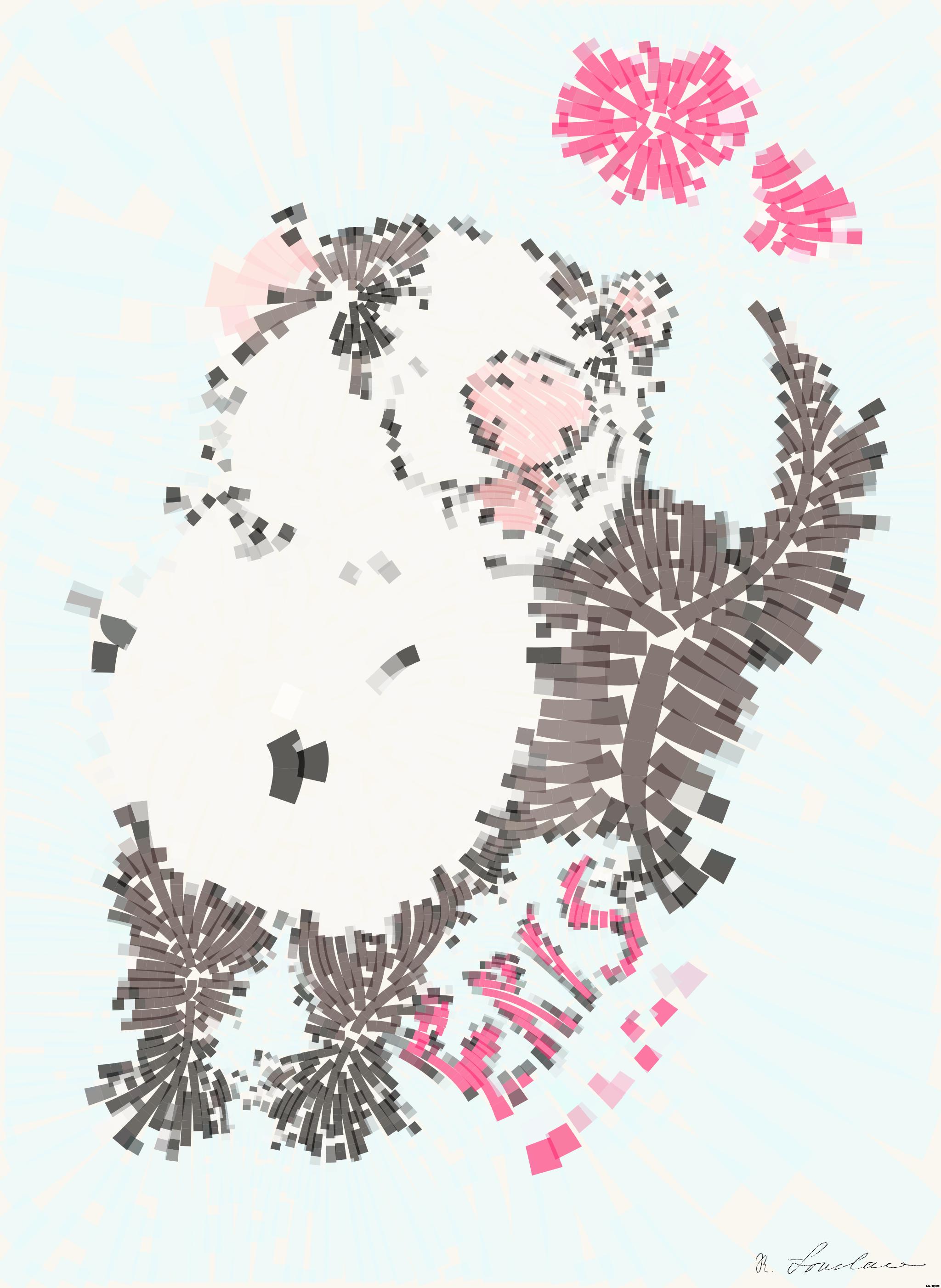 Drawn by bot RrxufapDykQUUGQuxpmXPa; art-flowy; artwork for redditgetsdrawnbybot AI Art