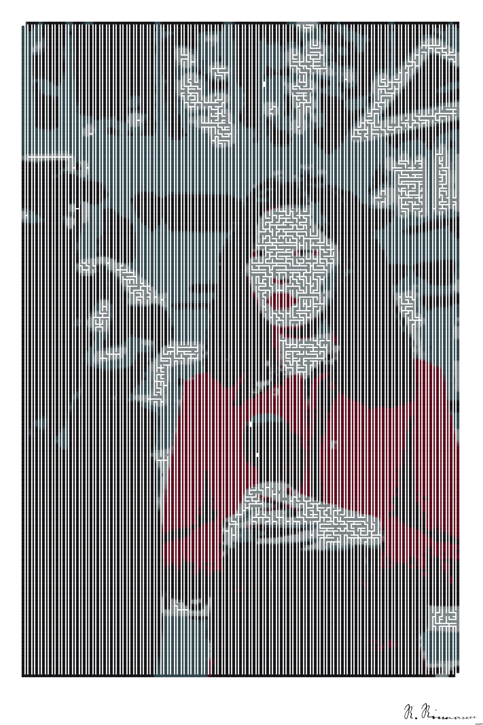 Drawn by bot iWinBszWFBXhozADHcp7SK; art-amaze; Female reporter holding microphone with caution tape in background. AI Art