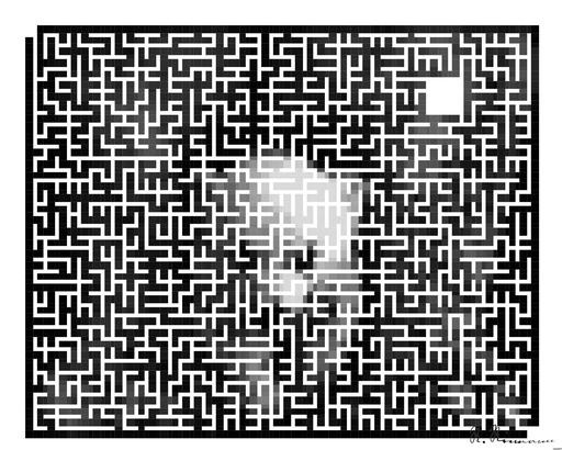 Drawn by bot HPcwMgifvBDec9vMTzyC5a; art-amaze; Black and white portrait of a polar bear cub sheltered between its mother's paws. AI art