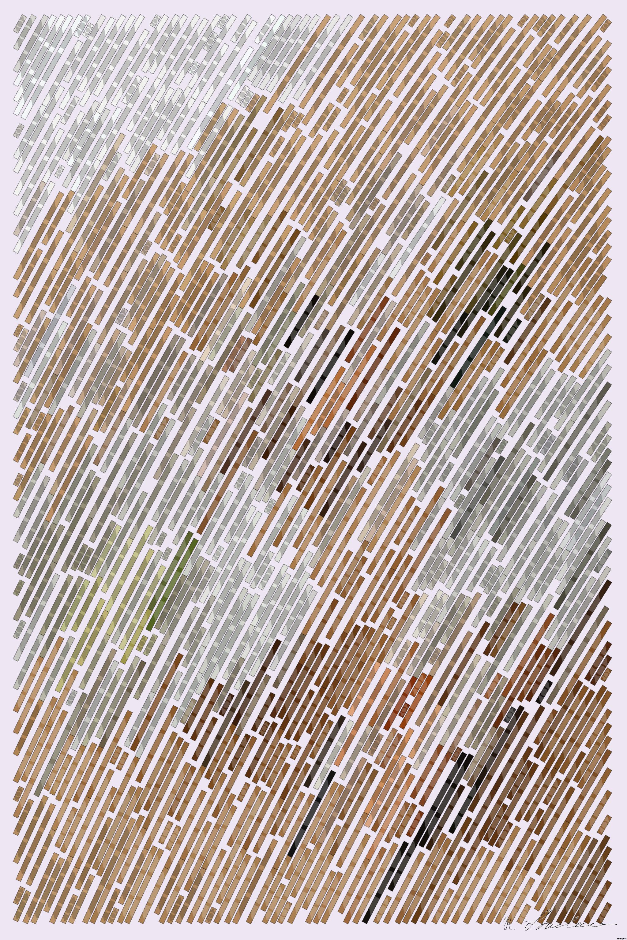 Drawn by bot CEnm4mn772Tf4on6ecu8QC; art-flowy; a table topped with plates and bowls filled with eggs AI Art