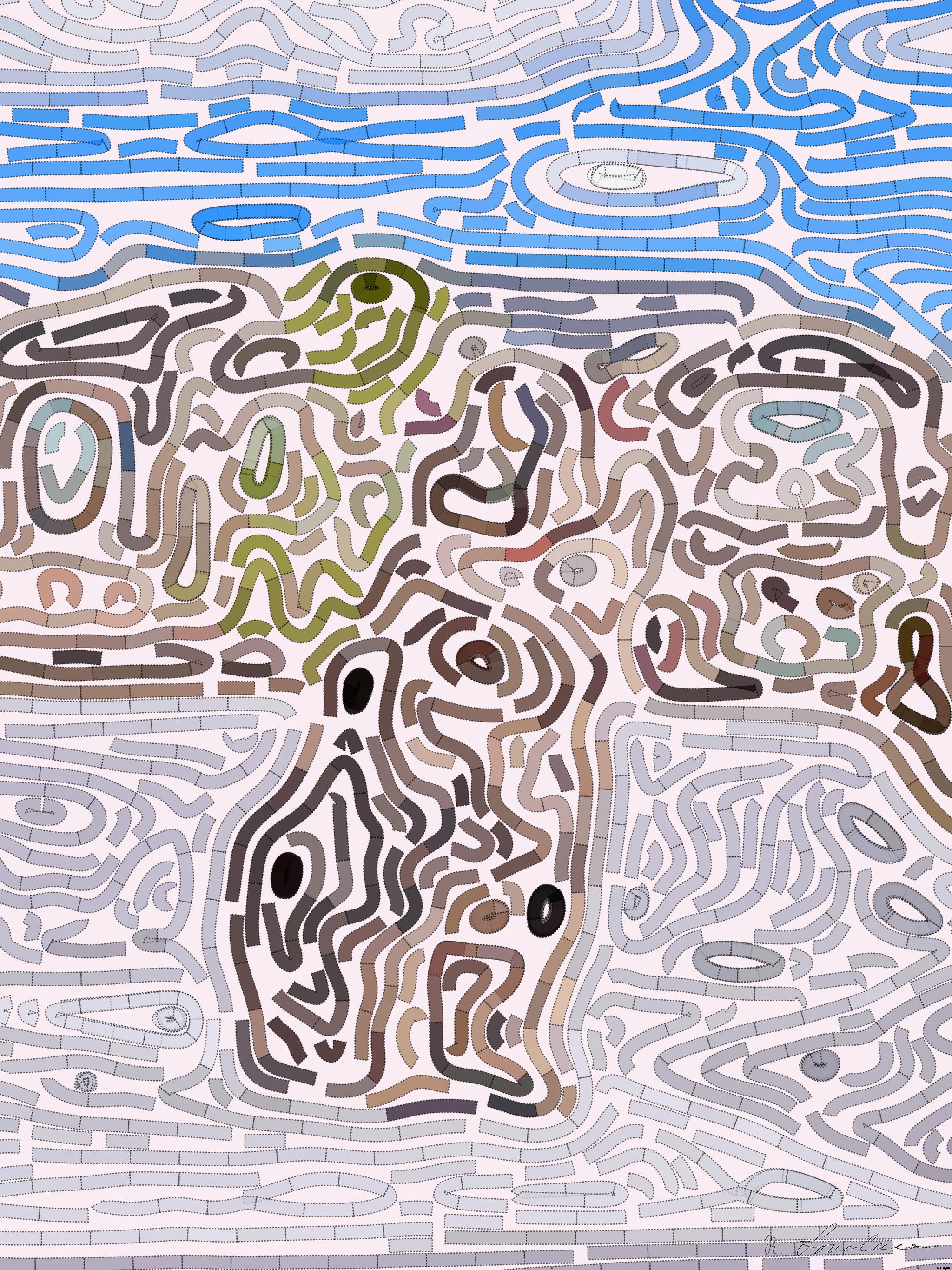 Drawn by bot AKzePNFpo6rEAmm34mHYAB; art-flowy; artwork for redditgetsdrawnbybot AI Art