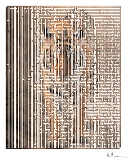 Drawn by bot hgNCJsQLsrAfdZGEkSa3jW; art-amaze; tiger walking on brown grass AI art