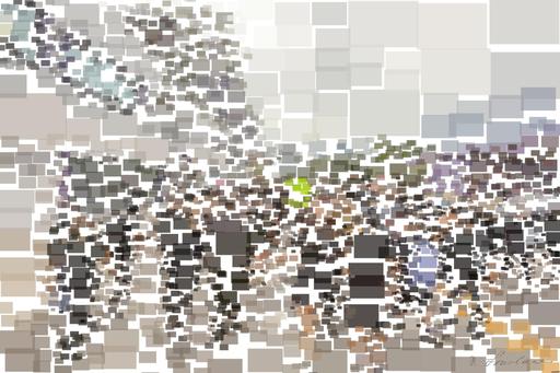 Drawn by bot idXSKTvfqfxcffrAKWmELM; art-quadrangle; people walking on street during daytime AI art