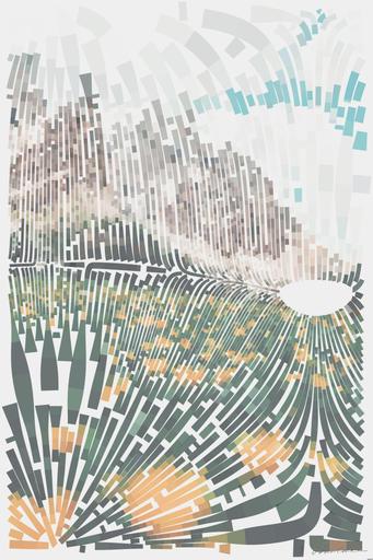 Drawn by bot RiseVNsF6K3WaBMXVoaty4; art-flowy; bed of orange flowers AI art