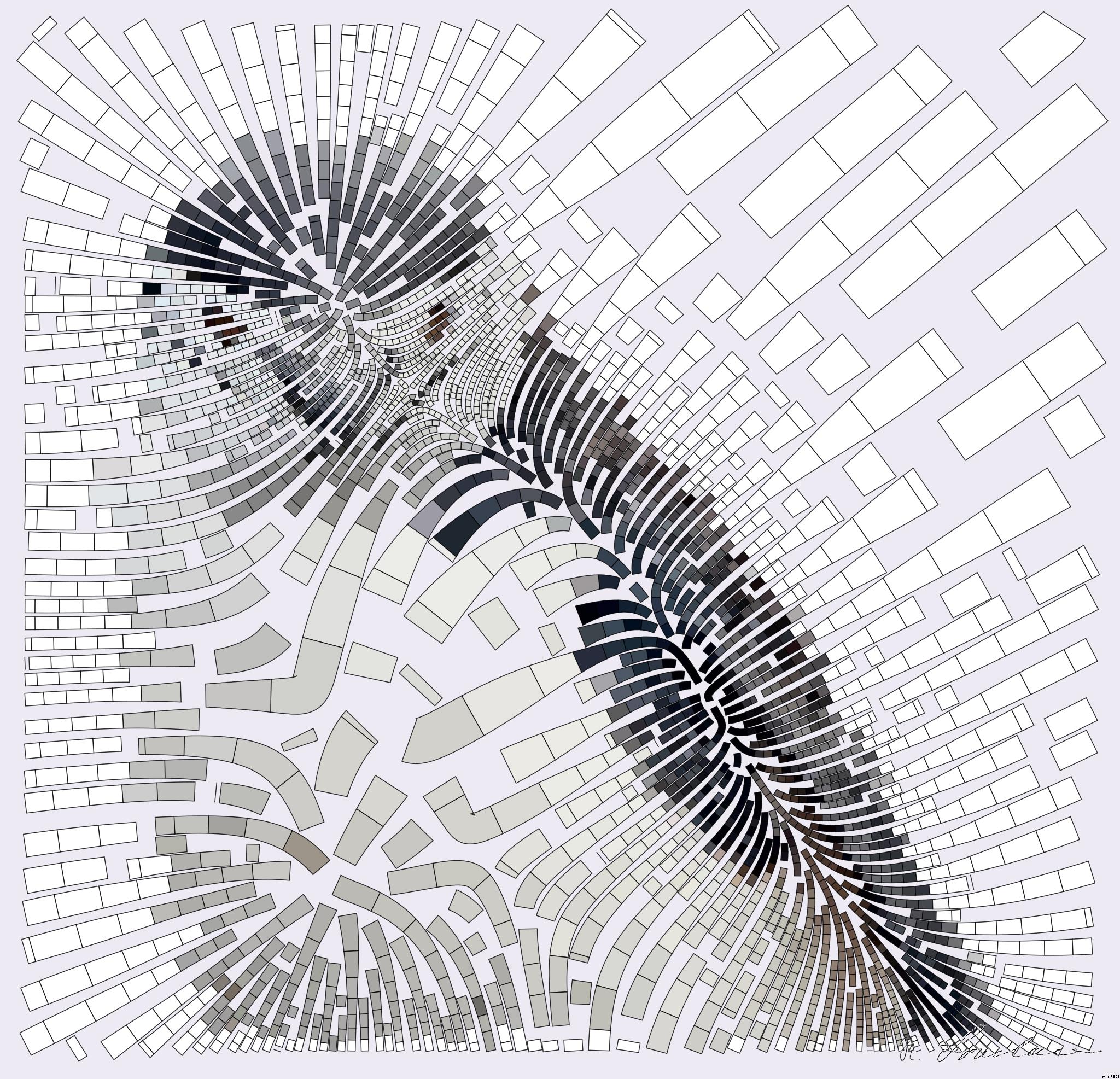 Drawn by bot 845S62QohMzXayEjCqJsdo; art-flowy; white and black penguin photo AI Art