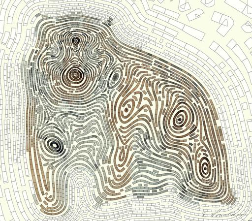 Drawn by bot 8U9EHw5VTgoRiRLfRv6nsr; art-flowy; A powerful tiger confidently prowls through a snow-covered landscape, embodying the essence of wildlife in winter. AI art
