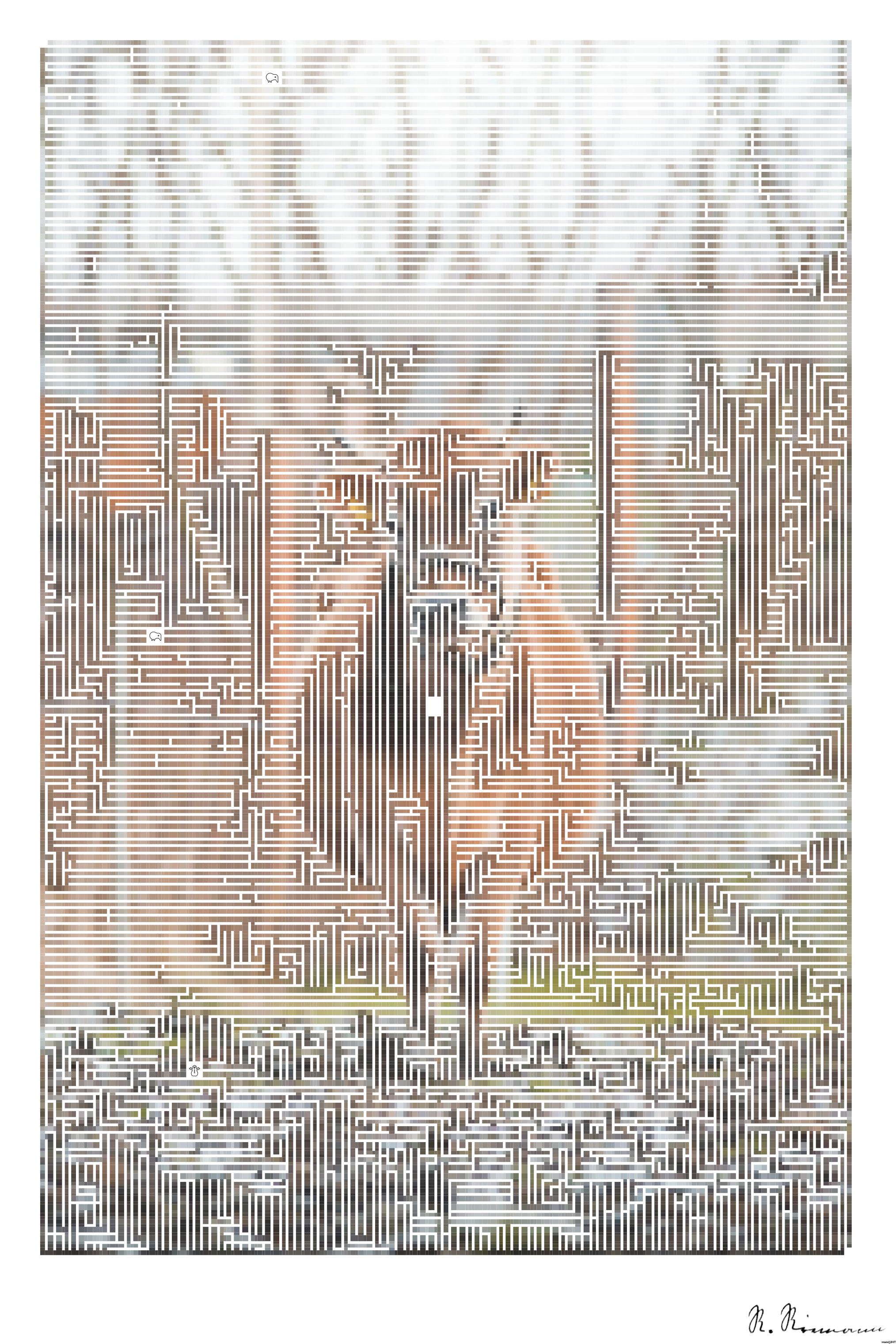 Drawn by bot 8mMWGLUtq6GNJuythFf8CN; art-amaze; A solitary brown cow in a snowy pasture in Liberec, Czech Republic. AI Art