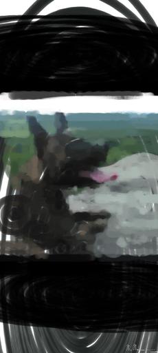 Drawn by bot ZevoyLb5KTRhQ5RGycwVRC; art-primitive-paintbrush-ii; artwork for redditgetsdrawnbybot AI art