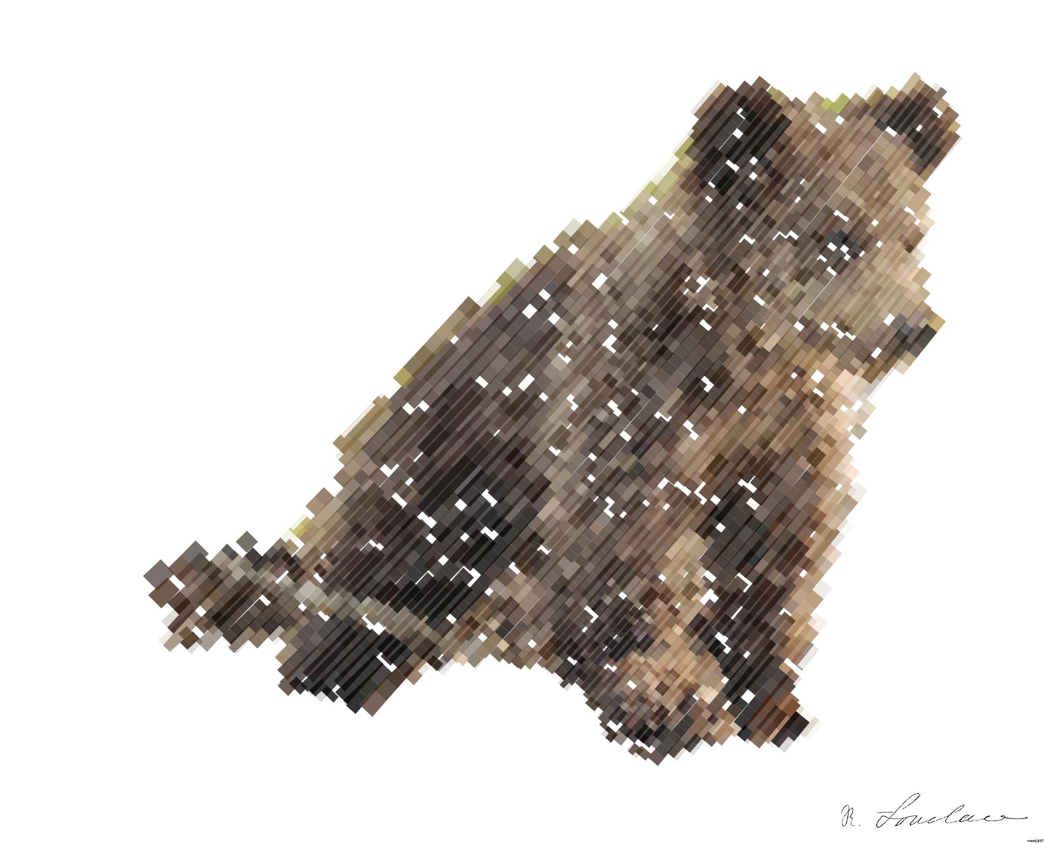 Drawn by bot jmoEn6wDRkL5xxVdNoUhYy; art-flowy; Adorable bear cub exploring its natural habitat on a sunny morning in the forest. AI Art